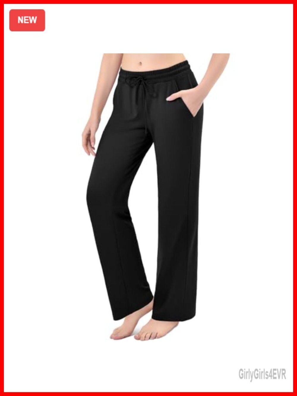 Wide Leg Joggers with Pockets